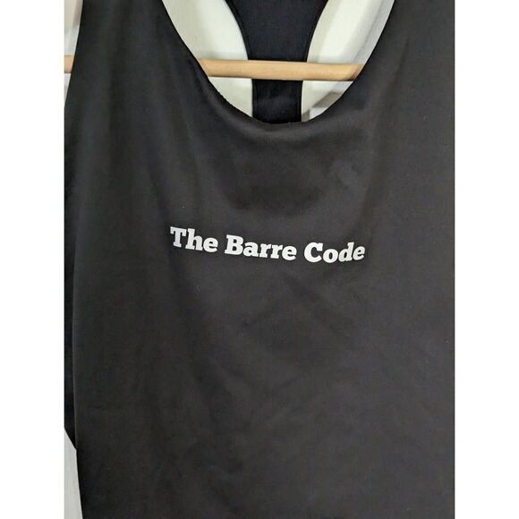 The Barre Code Black Sports Bra Tank Top - Picture 2 of 4
